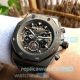 Copy Audemars Piguet Royal Oak Black Chronograph Dial Black & Blue Rubber Strap Watch (4)_th.jpg